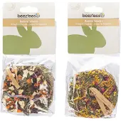 Beeztees hø-donut - Rose og Marigold