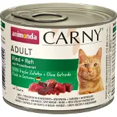 Animonda Carny Økonomipakke: 24 x 200 g Adult - Okse, rådyr & tyttebær