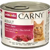Animonda Økonomipakke: 24 x 200 g Adult - Okse & hjerte