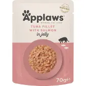 Applaws Kat - Tun & Laks i Gelé - 16 x 70 g