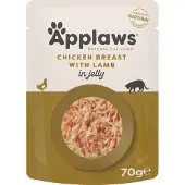 Applaws Kylling Og Lam I Gelé 16x70g Kattemad