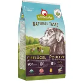 Granatapet Natural Taste Hundefoder - Fjerkræ - 4 kg