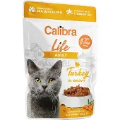 Calibra Life Pouch Voksen Kalkun I Sauce 28x85g Våd Foder Til Kat