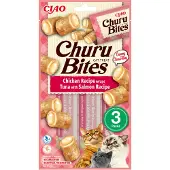 Inaba Ciao Churu Bites kylling med tun og laks kattesnack