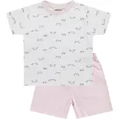 Jacky Nattøj rosé / sort / offwhite