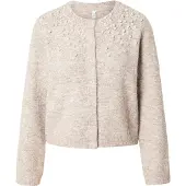 ONLY Cardigan 'ONLMiggie' cappuccino / perlehvid