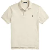 Ralph Lauren Polo Ralph Laurentil mænd. 710680784342 Beige mesh polo (S), Casual, Bomuld, Korte ærmer