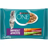 Purina One Difficult Appetite - 4 x 85 g