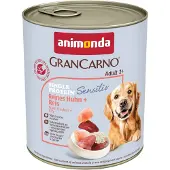 Animonda GranCarno Økonomipakke: 24 x 800 g Adult Sensitive Kylling & ris