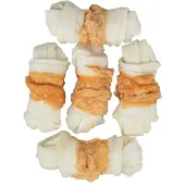 Trixie Denta Fun Knotted Chicken Chewing Bones - 5 cm - 5 stk/70g