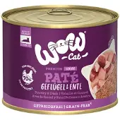 WOW! WOW Cat Wet Senior - Fjerkræ & And - 200 g