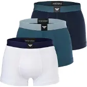 Emporio Armani Boksershorts navy / petroleum / sort / hvid