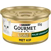 Gourmet Gold Bløde Delikatesser med kylling vådfoder til katte (85 g)