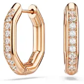 Swarovski Øreringe guld / hvid