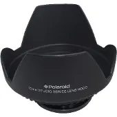 Polaroid Lens Hood Screw-On 58mm, 5,8 cm, Kronblad, Sort, 0 g