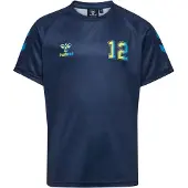 Hummel Funktionsskjorte 'Shimmer' blå / ensian / gul