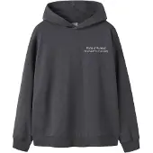 TWO SOON Sweatshirt antracit / hvid