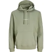 Jack & Jones Sweatshirt 'JORNorrebro' pastelgrøn / hvid