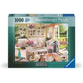 Ravensburger Haven No.12: The Tea Shed 1000 Piece Jigsaw Puzzle For Voksne - 12000164 - H?ndlavet v?rkt?j lavet i Tyskland hvert stykke passer pe