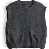 Opus Vest sort-meleret