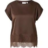 Vila Bluse 'VIELLETTE' mørkebrun