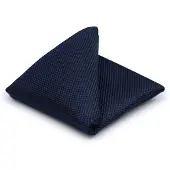 Suitable silketørklæde i navy Blå Mørkeblå