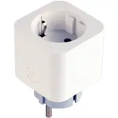 Gembird Smart WiFi-stikkontakt med energimåling / Tuya SmartLife stikkontakt / fjernstyret stikkontakt hvid