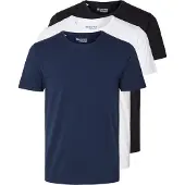 Selected Bluser & t-shirts 'SLHRoland' navy / sort / hvid