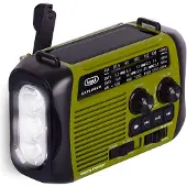 Trevi RA 7F30 BT Bærbar AM/FM/SW Radio med Bluetooth – Sort/Grøn