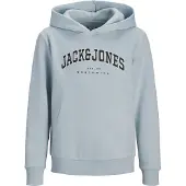 Jack & Jones Hættetrøje - Noos - JjeCaleb - Celestial Blue - - 12 år (152) - Hættetrøje