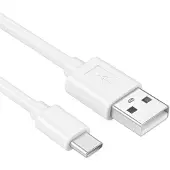Goobay USB-C-kabel 0.5m - USB-C/USB-A - Hvid