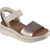 SKECHERS Skecherstil kvinder. 114415 Sandalias Slip-ins: BOBS Sun Ray - Step Aside bronze (38), 5-8 cm, Ingen, Casual