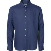 Selected Regkylian Linen Classic Skjorte Med Lange ærmer