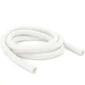 DeLOCK Braided Sleeving self-closing - Flettet hylster - 2 m - hvid
