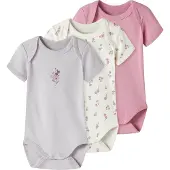 Name it Sparkedragt/Body lilla / pitaya / uldhvid