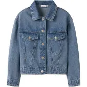 Name it Overgangsjakke 'NKFMila' blue denim
