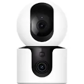 Xiaomi C300 Dual - Netværksovervågningskamera - multi-sensor + panorering/vipning/zoom - farve (Dag/nat) - 3 MP - 2304 x 1296 - audio - trådløs - WiFi - 802.11ax, Bluetooth 5.3 - H.265 - DC 5 V