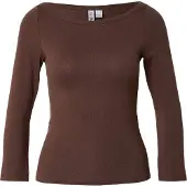 Pieces Shirts 'PCPHOEBE' choko