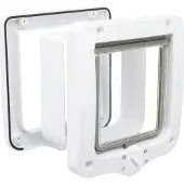Trixie 4-Vejs Kattelem Med Tunnel - Hvid - 20 x 22 cm