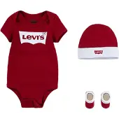 Levi's Kids Sparkedragt/Body 'Classic' rød / hvid