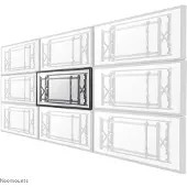 NeoMounts LED-VW1750BLACK - wall mount 35 kg 200 x 200 mm