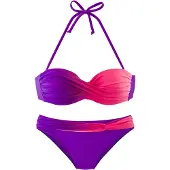 LASCANA Bikini lilla / neonlilla