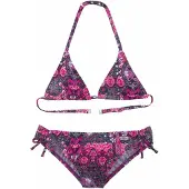 Buffalo Bikini antracit / pink / sort