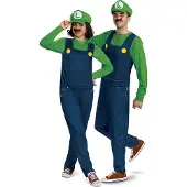Disguise Nintendo Super Mario Luigi Klassisk Deluxe-kostume Til Mænd