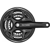 Shimano Priekinis žvaigždžių blokas ALTUS FC-M311-48T 175MM 7/8-speed juodas-48X38X28T