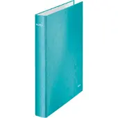 Leitz WOW - Ringbind - rygbredde: 25 mm - for A4 (210 x 297 mm), A4 Maxi (242 x 297 mm) - kapacitet: 250 ark - isblå metalisk