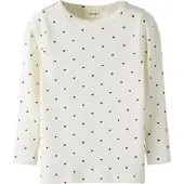 Lil´ Atelier Bluser & t-shirts 'NMFGago' mørkerød / hvid