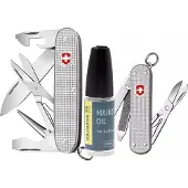 Victorinox Pioneer X Zwitsers pocket knife with Classic and maintenance oil