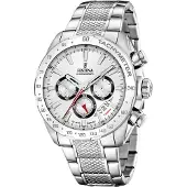 Festina Herreur F20668-1 Timeless Hvid/Stål Ø44.5 mm