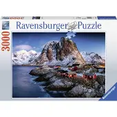 Ravensburger - Hamnoy, Lofoten - puslespil - 3000 stykker